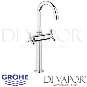 Grohe Atrio Classic Basin Mixer Crosshead XL-Size - 2007 - Spare Parts 21044000 GEN2